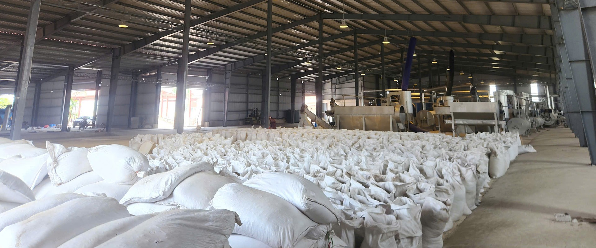Dây chuyền sản xuất đáp ứng nhu cầu nguyên liệu ổn định